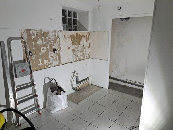 Démontage Rénovation cuisine d'un studio